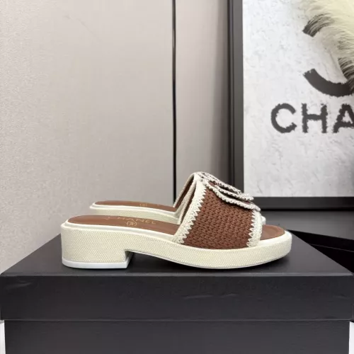 Replica Chanel Slippers For Women #1331920 $98.00 USD for Wholesale