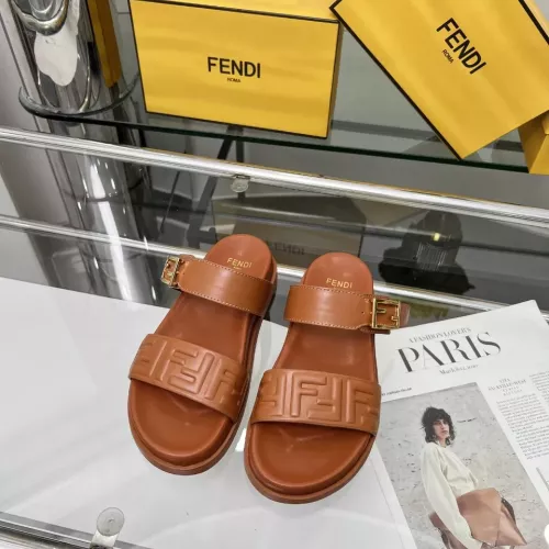 Replica Fendi Slippers For Women #1331943 $96.00 USD for Wholesale