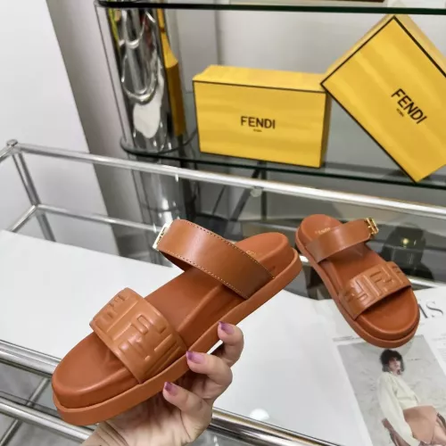 Replica Fendi Slippers For Women #1331943 $96.00 USD for Wholesale