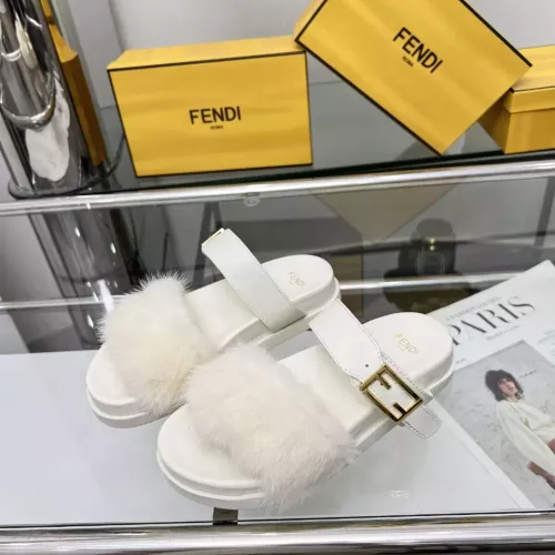 Fendi Slippers For Women #1331945 $102.00 USD, Wholesale Replica Fendi Slippers