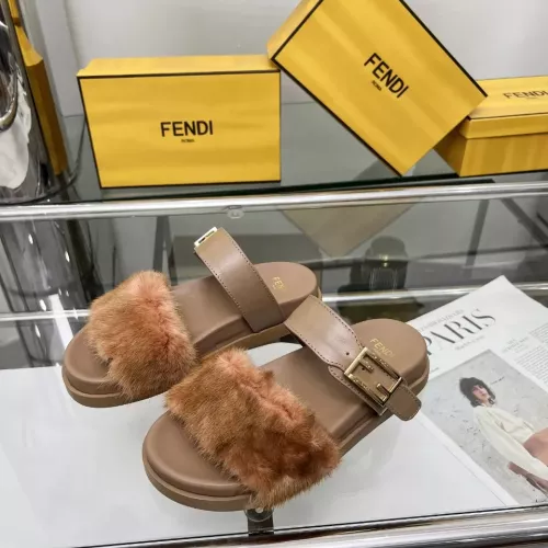 Fendi Slippers For Women #1331946 $102.00 USD, Wholesale Replica Fendi Slippers