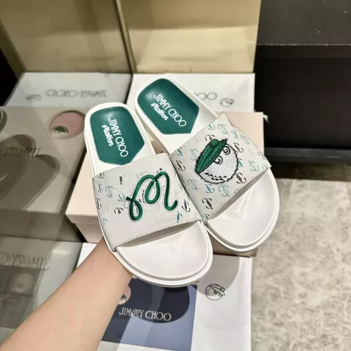 Jimmy Choo Slippers For Women #1331948 $85.00 USD, Wholesale Replica Jimmy Choo Slippers