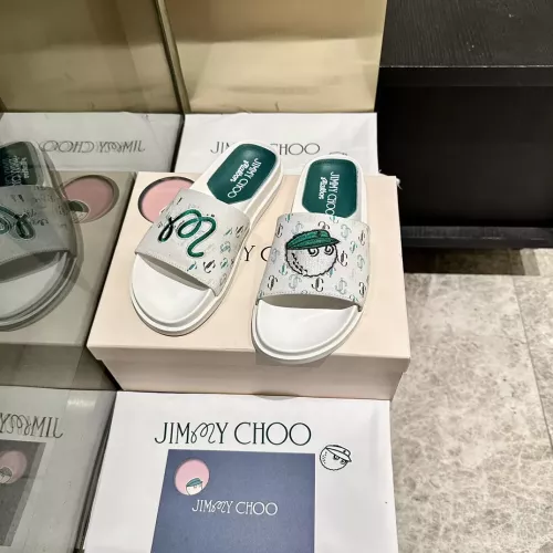 Replica Jimmy Choo Slippers For Women #1331948 $85.00 USD for Wholesale