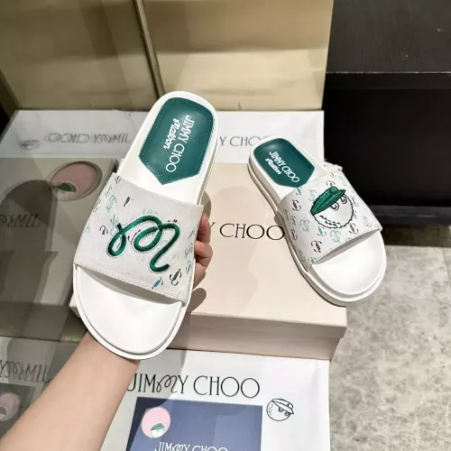 Replica Jimmy Choo Slippers For Women #1331948 $85.00 USD for Wholesale