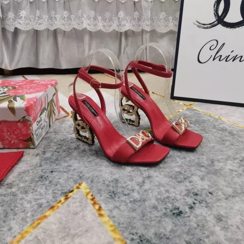 Replica Dolce & Gabbana D&G Sandal For Women #1331985 $145.00 USD for Wholesale