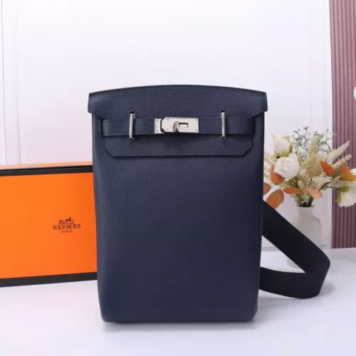 Hermes AAA Quality Messenger Bags In Navy For Unisex #1332190 $251.24 USD, Wholesale Replica Hermes AAA Quality Messenger Bags
