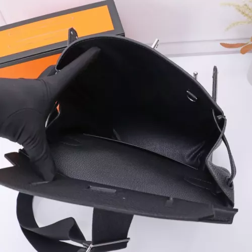Replica Hermes AAA Quality Messenger Bags In Black For Unisex #1332192 $251.24 USD for Wholesale