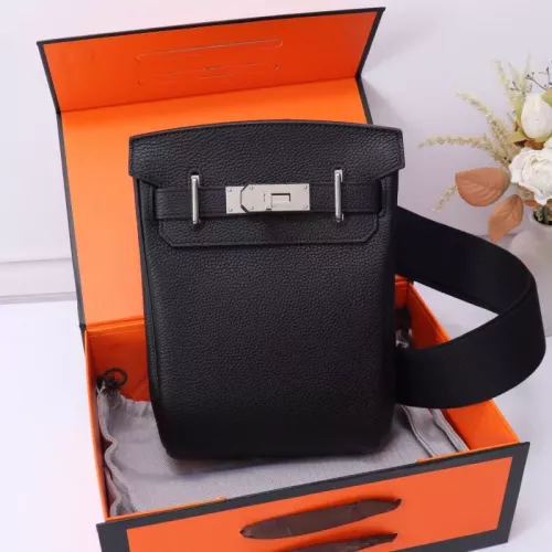 Hermes AAA Quality Messenger Bags In Black For Unisex #1332198 $222.00 USD, Wholesale Replica Hermes AAA Quality Messenger Bags