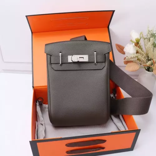 Hermes AAA Quality Messenger Bags In Black For Unisex #1332201 $222.00 USD, Wholesale Replica Hermes AAA Quality Messenger Bags