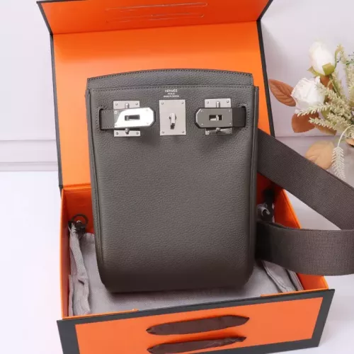 Replica Hermes AAA Quality Messenger Bags In Black For Unisex #1332201 $222.00 USD for Wholesale