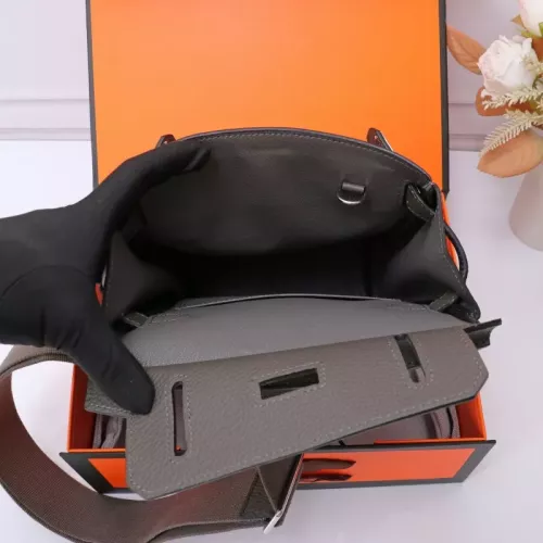 Replica Hermes AAA Quality Messenger Bags In Black For Unisex #1332201 $222.00 USD for Wholesale