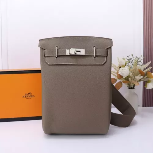 Hermes AAA Quality Messenger Bags In Coffee For Unisex #1332203 $251.24 USD, Wholesale Replica Hermes AAA Quality Messenger Bags