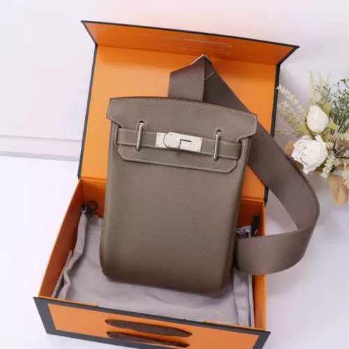 Hermes AAA Quality Messenger Bags In Coffee For Unisex #1332204 $222.00 USD, Wholesale Replica Hermes AAA Quality Messenger Bags