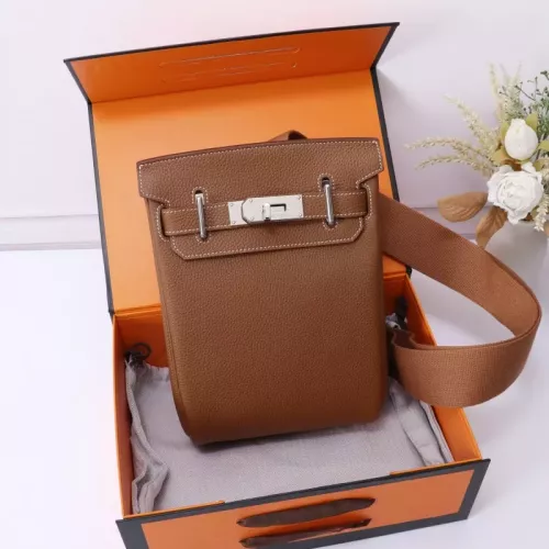 Hermes AAA Quality Messenger Bags In Brown For Unisex #1332206 $222.00 USD, Wholesale Replica Hermes AAA Quality Messenger Bags