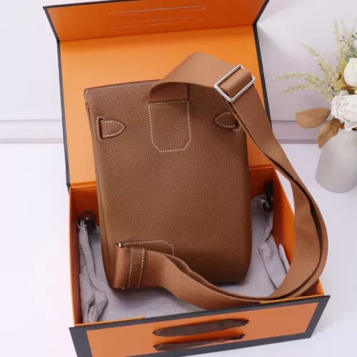 Replica Hermes AAA Quality Messenger Bags In Brown For Unisex #1332206 $222.00 USD for Wholesale