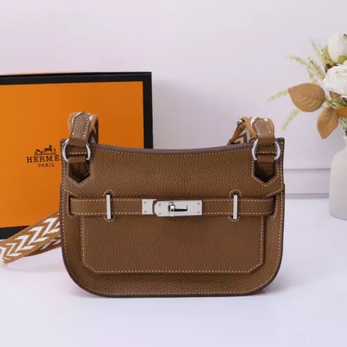 Hermes AAA Quality Messenger Bags In Brown For Unisex #1332210 $158.00 USD, Wholesale Replica Hermes AAA Quality Messenger Bags