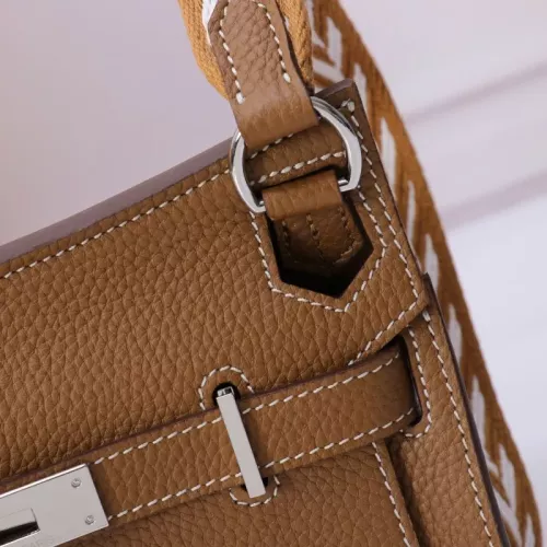 Replica Hermes AAA Quality Messenger Bags In Brown For Unisex #1332210 $158.00 USD for Wholesale