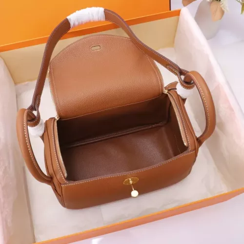 Replica Hermes AAA Quality Handbags In Gold For Women #1332239 $165.00 USD for Wholesale
