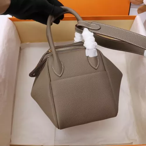 Replica Hermes AAA Quality Handbags In Gold For Women #1332243 $165.00 USD for Wholesale