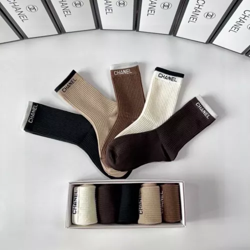 Replica Chanel Socks #1332401 $29.00 USD for Wholesale