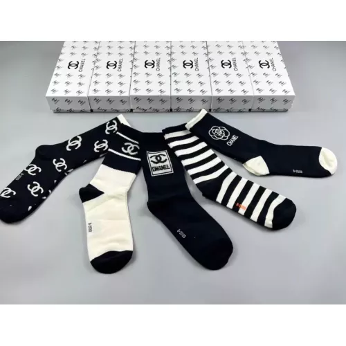 Replica Chanel Socks For Women #1332429 $29.00 USD for Wholesale