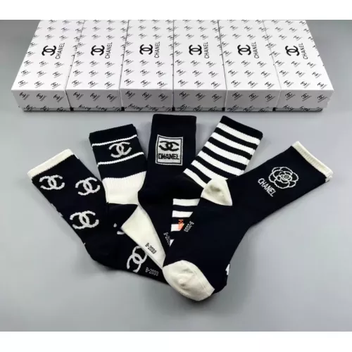 Replica Chanel Socks For Women #1332429 $29.00 USD for Wholesale