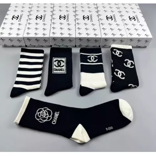 Replica Chanel Socks For Women #1332429 $29.00 USD for Wholesale