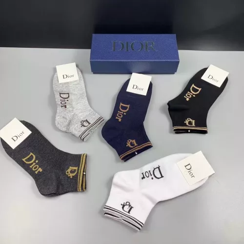 Replica Christian Dior Socks #1332430 $25.00 USD for Wholesale