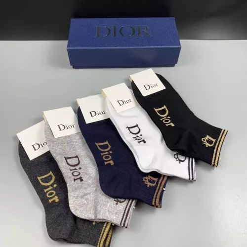 Replica Christian Dior Socks #1332430 $25.00 USD for Wholesale
