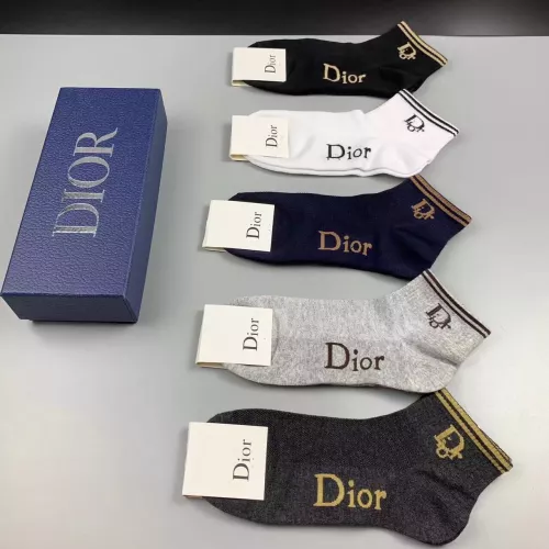 Replica Christian Dior Socks #1332430 $25.00 USD for Wholesale