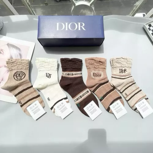 Replica Christian Dior Socks #1332473 $25.00 USD for Wholesale