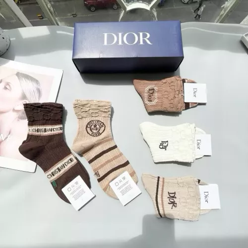 Replica Christian Dior Socks #1332473 $25.00 USD for Wholesale