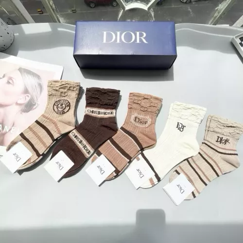 Replica Christian Dior Socks #1332473 $25.00 USD for Wholesale
