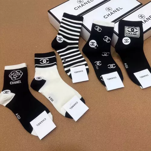 Replica Chanel Socks For Women #1332478 $25.00 USD for Wholesale