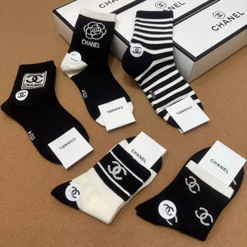 Replica Chanel Socks For Women #1332478 $25.00 USD for Wholesale