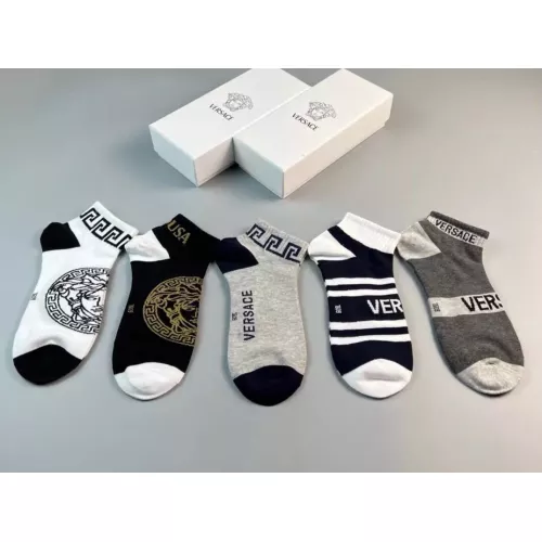 Versace Socks For Men #1332481 $25.00 USD, Wholesale Replica Versace Socks