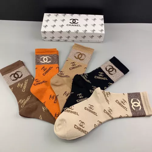 Replica Chanel Socks For Women #1332486 $29.00 USD for Wholesale