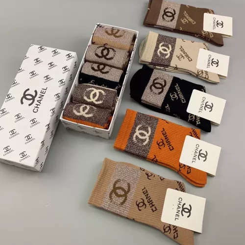Replica Chanel Socks For Women #1332486 $29.00 USD for Wholesale