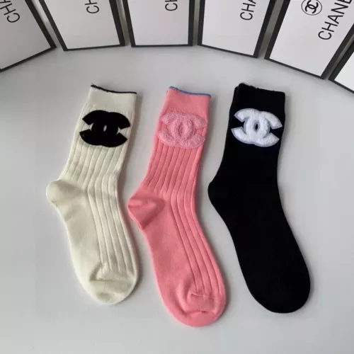 Replica Chanel Socks #1332503 $29.00 USD for Wholesale