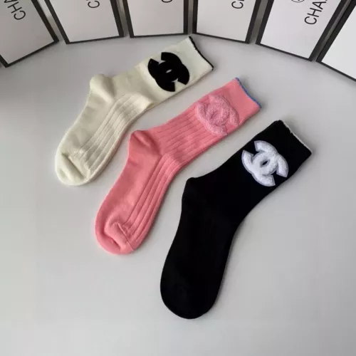 Replica Chanel Socks #1332503 $29.00 USD for Wholesale