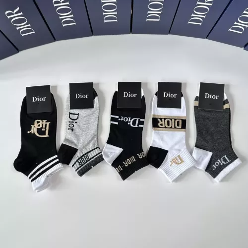 Replica Christian Dior Socks #1332506 $27.00 USD for Wholesale