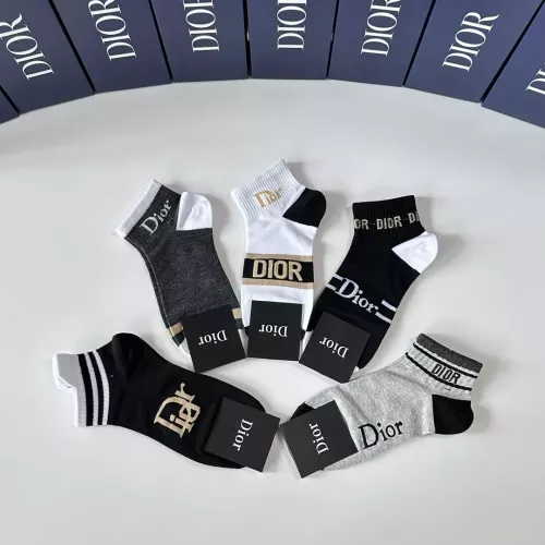 Replica Christian Dior Socks #1332506 $27.00 USD for Wholesale