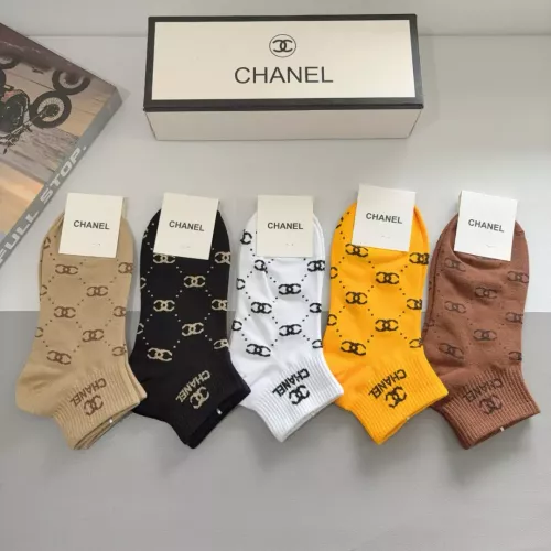 Replica Chanel Socks #1332511 $27.00 USD for Wholesale