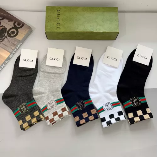 Replica Gucci Socks For Men #1332516 $29.00 USD for Wholesale