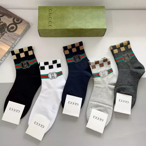 Replica Gucci Socks For Men #1332516 $29.00 USD for Wholesale