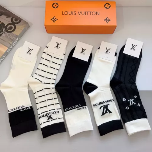 Replica Louis Vuitton LV Socks #1332517 $29.00 USD for Wholesale