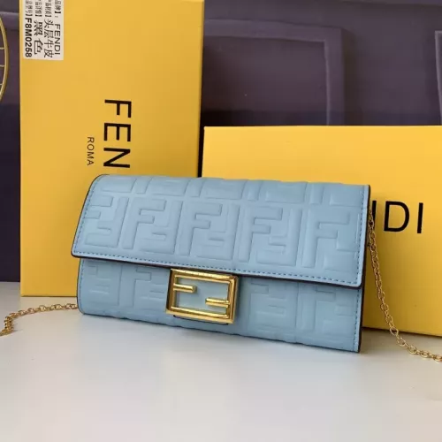 Replica Fendi AAA Quality Wallet For Women #1332649 $80.00 USD for Wholesale