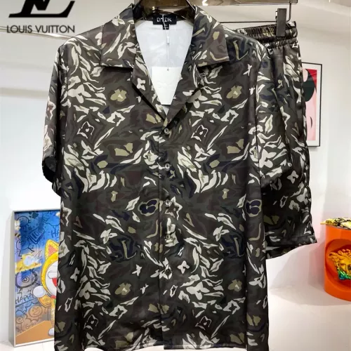 Louis Vuitton LV Tracksuits Short Sleeved For Men #1333393 $76.00 USD, Wholesale Replica Louis Vuitton LV Tracksuits