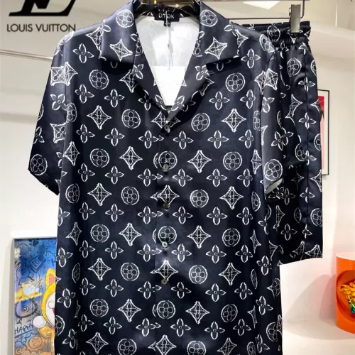 Louis Vuitton LV Tracksuits Short Sleeved For Men #1333397 $76.00 USD, Wholesale Replica Louis Vuitton LV Tracksuits