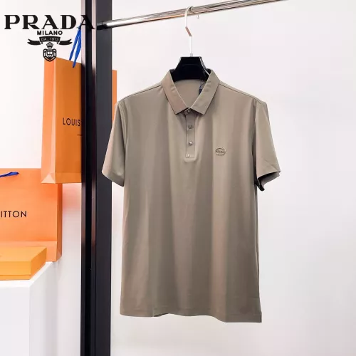 Prada T-Shirts Short Sleeved For Men #1333474 $48.00 USD, Wholesale Replica Prada T-Shirts